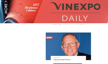 Vinexpo Daily Covers Steve Raye’s “Insider Perspective” on Entering the U.S. Wine Market